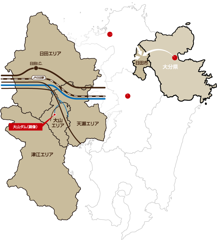 進撃の巨人 In Hita 大分県日田市に巨人出現