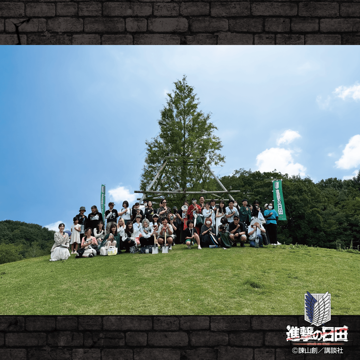 進撃の巨人 in HITA | 大分県日田市に巨人出現！